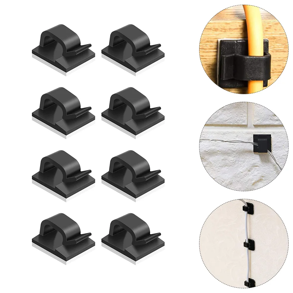200pcs Cable Clips Self-adhesive Black Wire Organizers for Cords Management Desk Tie Holder Effective Solution
200pcs Cable Clips Self-adhesive Black Wire Organizers for Cords Management Desk Tie Holder Effective Solution