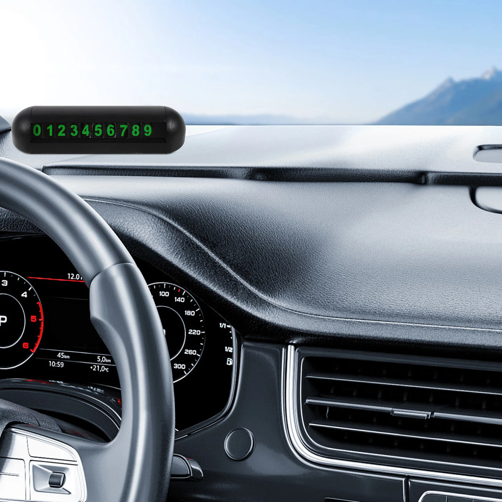 Temporary Parking Number Card ABS Durable Luminous Phone for Car Dashboard Visible Through Windshield
Temporary Parking Number Card ABS Durable Luminous Phone for Car Dashboard Visible Through Windshield