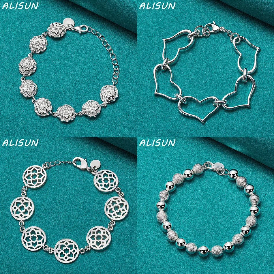 ALISUN 925 Sterling Silver Design Bracelets For Women Men Charm Trend Birthday Gifts Fashion Party Fine Jewelry
ALISUN 925 Sterling Silver Design Bracelets For Women Men Charm Trend Birthday Gifts Fashion Party Fine Jewelry