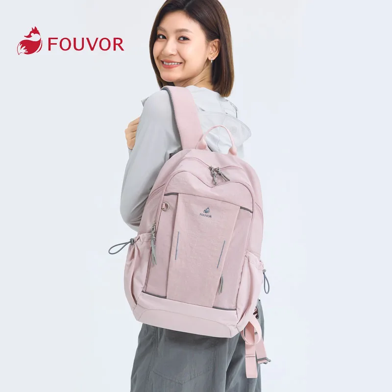 Женский рюкзак Fouvor с двойной молнией и вышивкой, водонепроницаемая дорожная сумка большой вместимости, простая повседневная сумка для ноутбука на шнурке 3073-01
Женский рюкзак Fouvor с двойной молнией и вышивкой, водонепроницаемая дорожная сумка большой вместимости, простая повседневная сумка для ноутбука на шнурке 3073-01