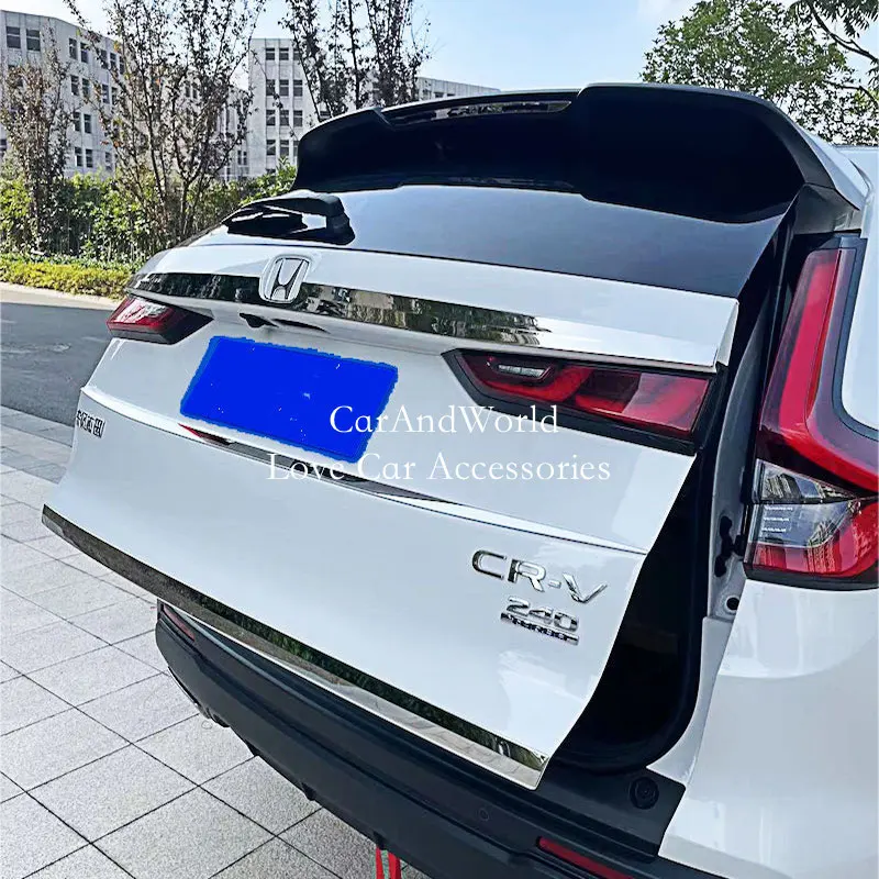 Stainless Steel Rear Trunks Tail Door Edge Bumper Guard Strips Cover Garnish Trims Car Accessories For Honda CRV CR-V 2022-2025
Stainless Steel Rear Trunks Tail Door Edge Bumper Guard Strips Cover Garnish Trims Car Accessories For Honda CRV CR-V 2022-2025