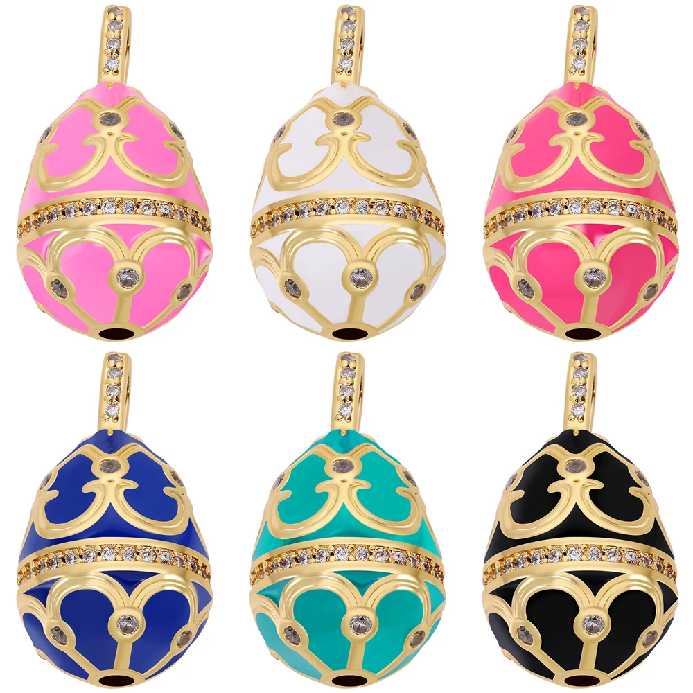 Juya Handicraft Luxury 18K Real Gold Plated Micro Pave Zircon Copper Material DIY Water Drop Oval Coloful Enamel Charms Supplies
Juya Handicraft Luxury 18K Real Gold Plated Micro Pave Zircon Copper Material DIY Water Drop Oval Coloful Enamel Charms Supplies