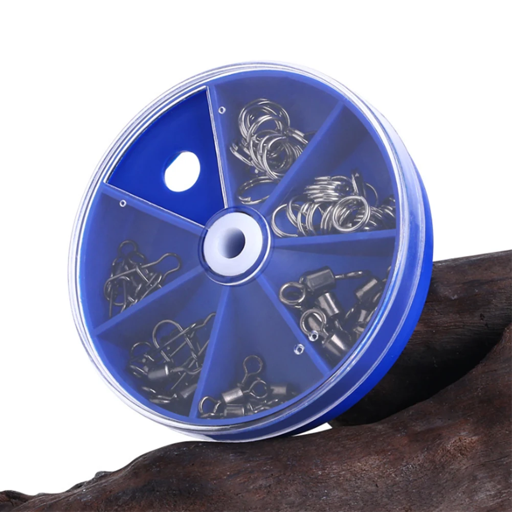 132pcs Fishing Connector Stainless Steel 360° Rotation Double Ring 8 Descender Turnover Pin Fishing Connector Accessories
132pcs Fishing Connector Stainless Steel 360° Rotation Double Ring 8 Descender Turnover Pin Fishing Connector Accessories