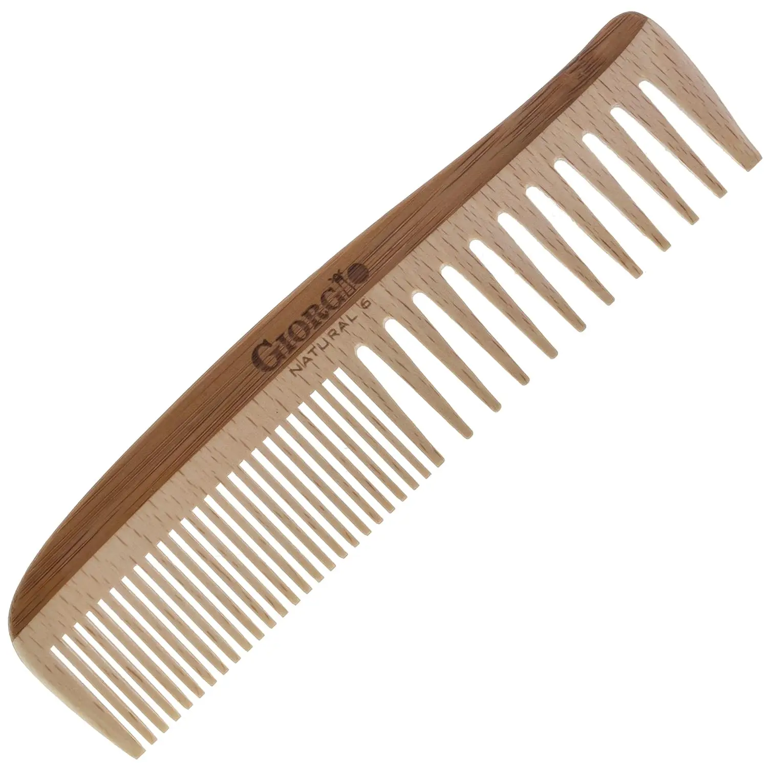 Natural Wooden Comb for Curly Hair - Detangler with Fine & Wide Teeth, Bamboo & Beechwood, Antistatic, Men & Women
Natural Wooden Comb for Curly Hair - Detangler with Fine & Wide Teeth, Bamboo & Beechwood, Antistatic, Men & Women