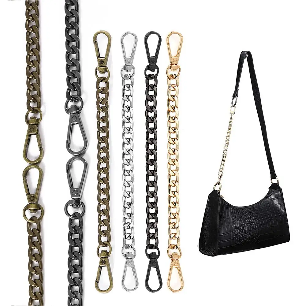 Metal Short Replacement Purse Chain Flat Chain Buckle Chain Bag Extension Chain Handbag Accessories DIY Purse Strap Extender
Metal Short Replacement Purse Chain Flat Chain Buckle Chain Bag Extension Chain Handbag Accessories DIY Purse Strap Extender