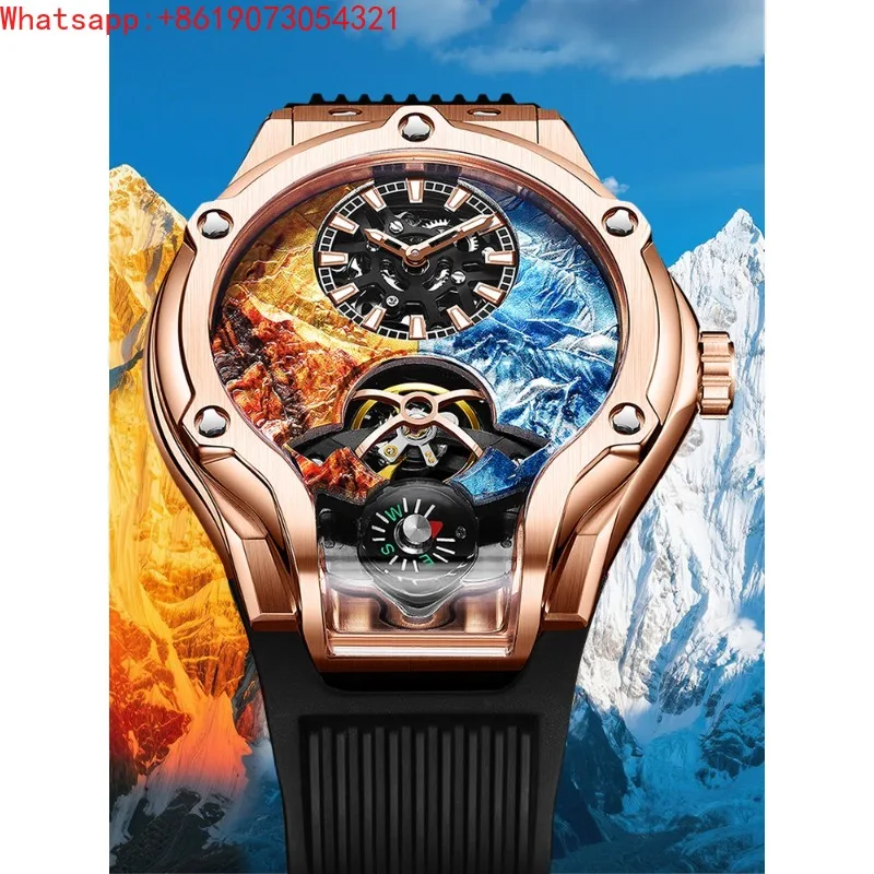 The Great Qin Empire Zhuma Mountain Peak Men's Automatic Mechanical Watch Hollow Out
The Great Qin Empire Zhuma Mountain Peak Men's Automatic Mechanical Watch Hollow Out