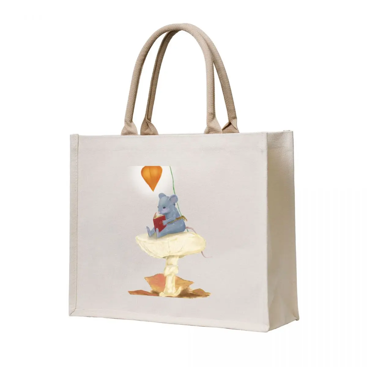 Mouse, reading on a toadstool Tote Bag tote bag Canvas bag Canvas
Mouse, reading on a toadstool Tote Bag tote bag Canvas bag Canvas