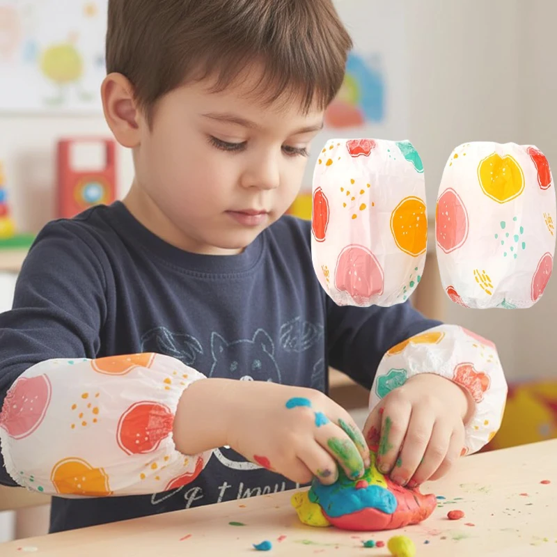Одноразовые водонепроницаемые рукава для детей, длинные защитные рукава 6,5 дюймов для беспорядка, рисования для малышей, еды и поделок
Одноразовые водонепроницаемые рукава для детей, длинные защитные рукава 6,5 дюймов для беспорядка, рисования для малышей, еды и поделок