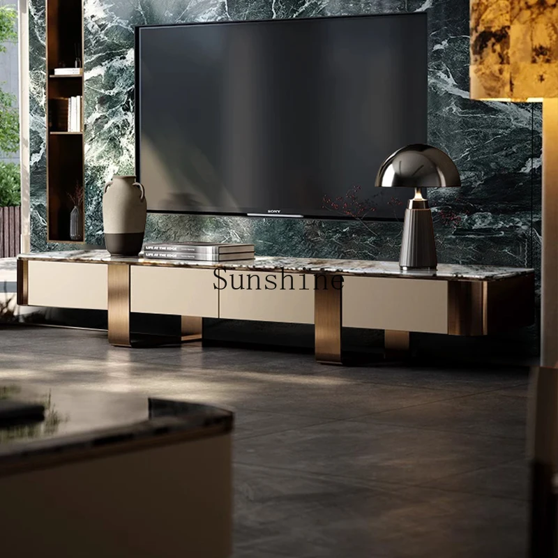 Modern simple Italian light luxury living room home storage storage TV cabinet
Modern simple Italian light luxury living room home storage storage TV cabinet
