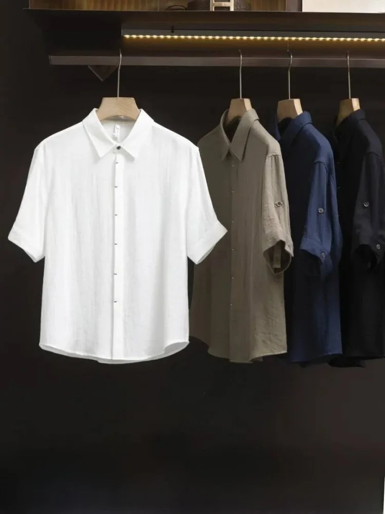 Line Quick Dry Lightweight Summer New 5 Sleeve Adjustable Comfortable Skin-Friendly Not Hot Short Sleeve Shirt
Line Quick Dry Lightweight Summer New 5 Sleeve Adjustable Comfortable Skin-Friendly Not Hot Short Sleeve Shirt