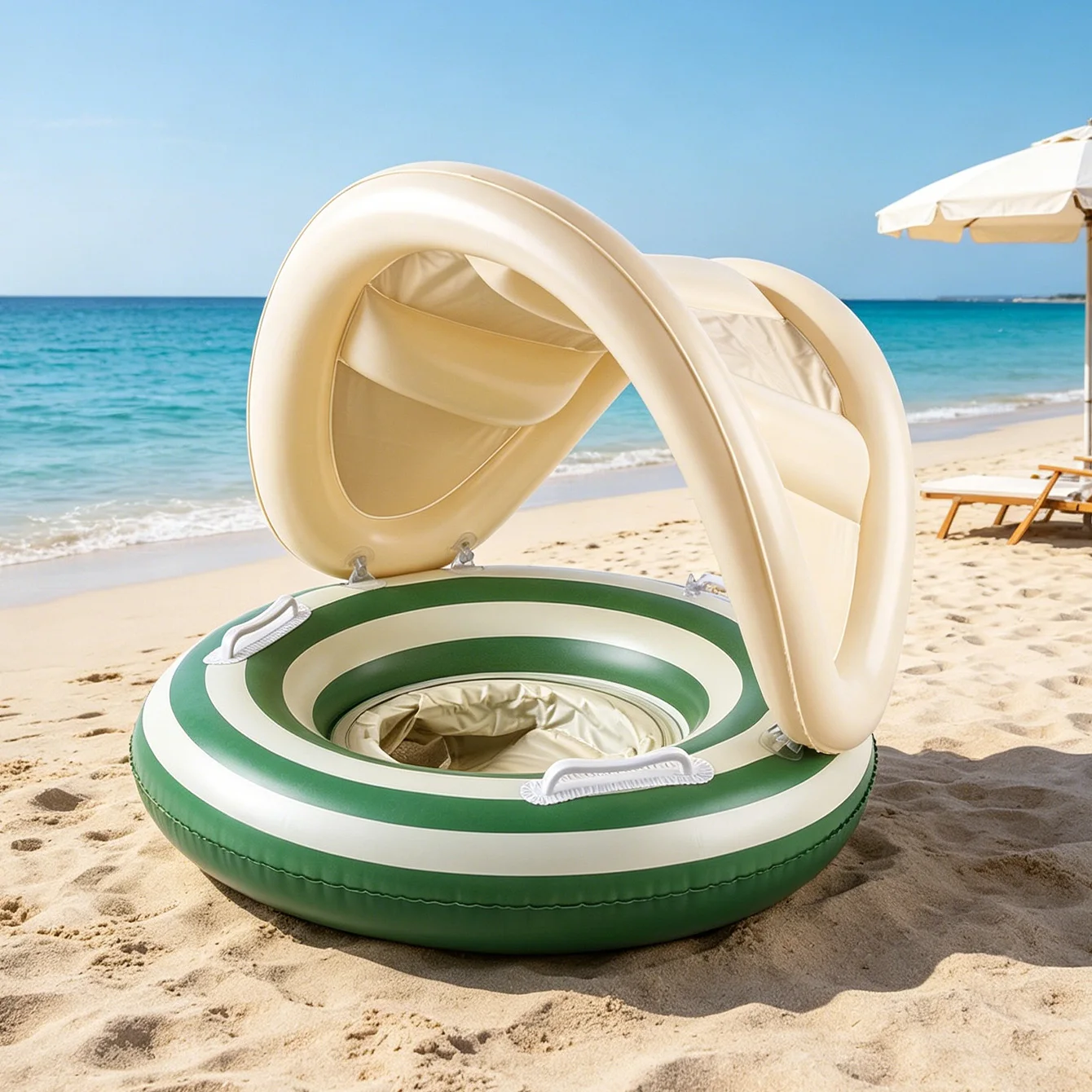 1PC Inflatable Canopy Pool Float Seat Swim Ring with Handles Shaded Lounge Raft for Beach Vacation Summer
1PC Inflatable Canopy Pool Float Seat Swim Ring with Handles Shaded Lounge Raft for Beach Vacation Summer
