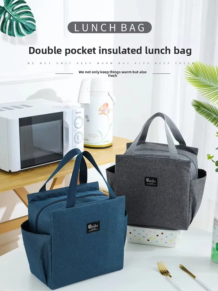 Insulated Bag Thickened Bento Bag Hand-held Ice Bag Portable With Stool Bag Insulated Lunch Box Bag Handbag Double Pockets
Insulated Bag Thickened Bento Bag Hand-held Ice Bag Portable With Stool Bag Insulated Lunch Box Bag Handbag Double Pockets