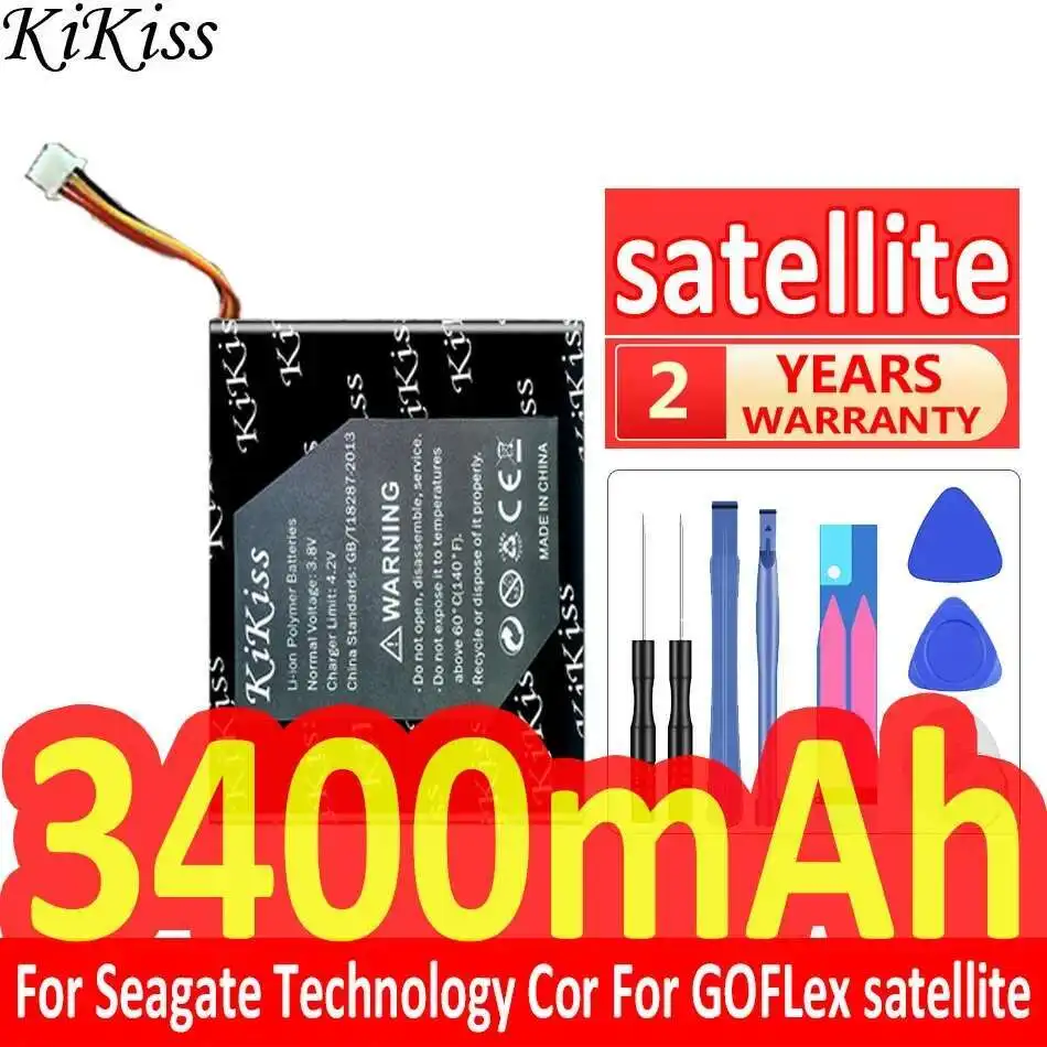 Wireless Portable Hard Drive Battery Satellite 3400Mah For Seagate Technology Mobile
Wireless Portable Hard Drive Battery Satellite 3400Mah For Seagate Technology Mobile