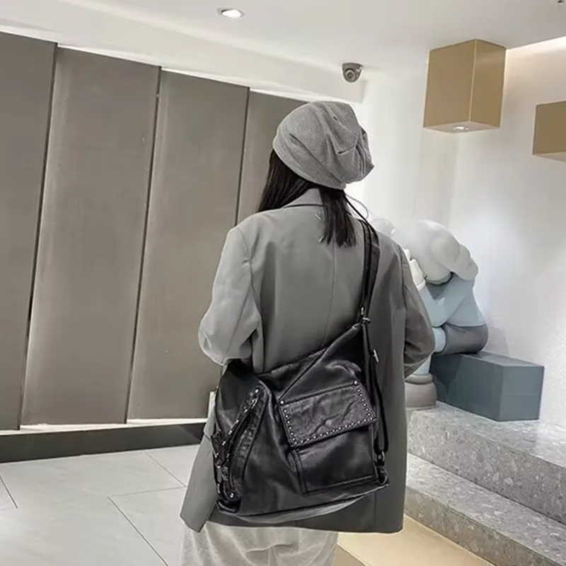 Willow nails Bag Women Fashion Shoulder Bags Vintage PU Leather Handbags Multiple Pockets Shoulder Purse Bag Tassel bolsa
Willow nails Bag Women Fashion Shoulder Bags Vintage PU Leather Handbags Multiple Pockets Shoulder Purse Bag Tassel bolsa