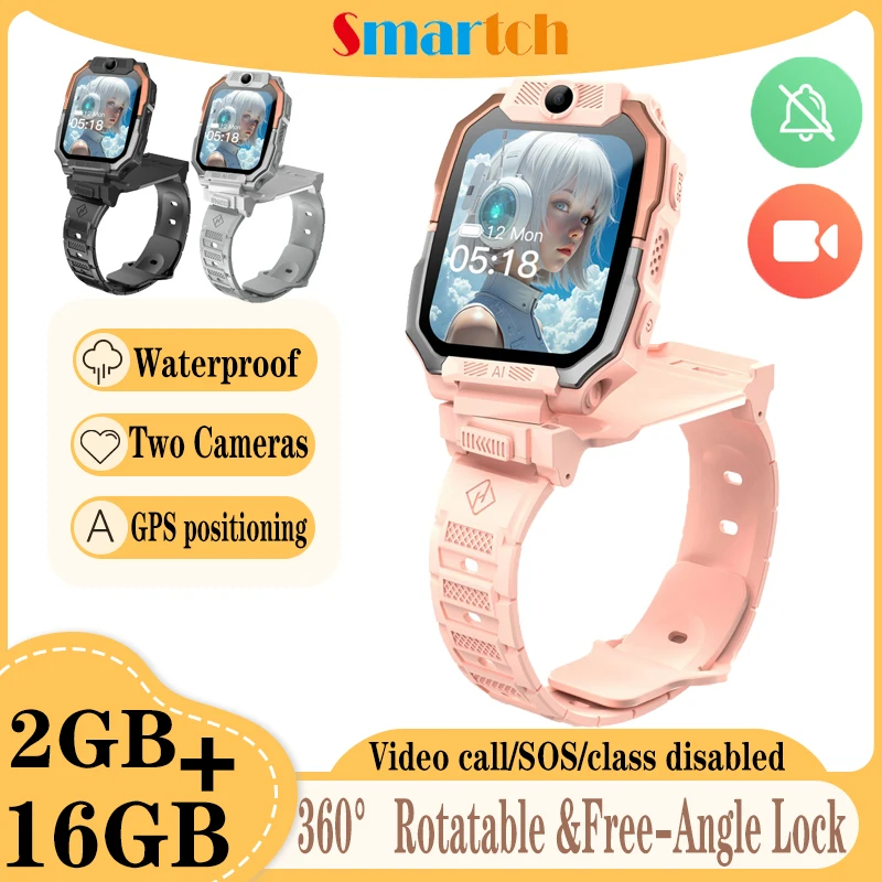 Детские умные часы 4G для студентов, водонепроницаемые SOS 2 + 16 ГБ, детские умные часы, WIFI, приложение, загрузка, камера для видеозвонков, GPS-трекер, местоположение
Детские умные часы 4G для студентов, водонепроницаемые SOS 2 + 16 ГБ, детские умные часы, WIFI, приложение, загрузка, камера для видеозвонков, GPS-трекер, местоположение