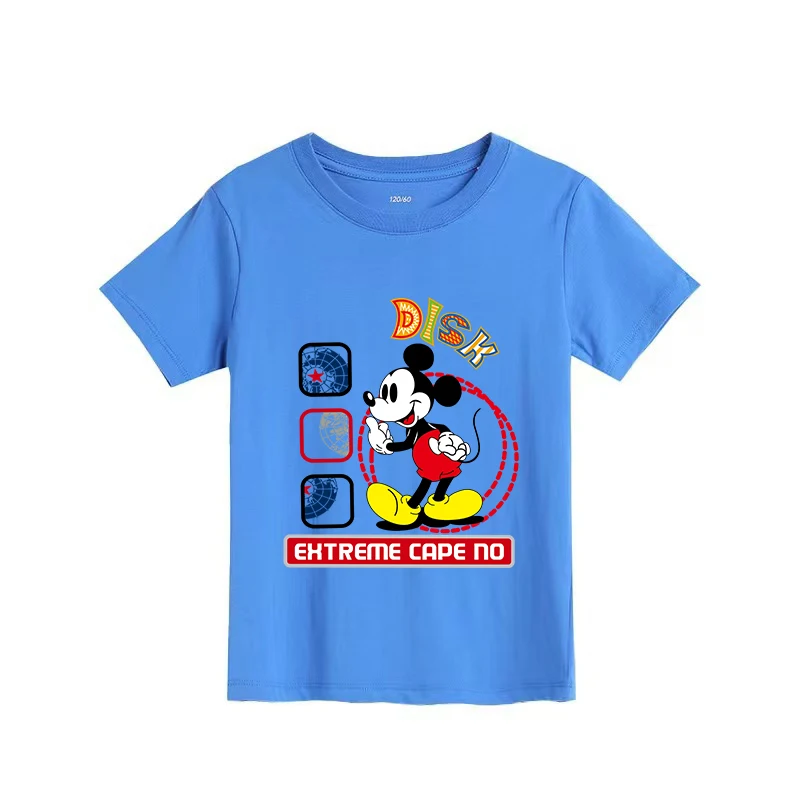 Children's Short-sleeved Fashion T-shirt Disney Mickey Summer Wear Loose Cotton Cute Niche Design
Children's Short-sleeved Fashion T-shirt Disney Mickey Summer Wear Loose Cotton Cute Niche Design