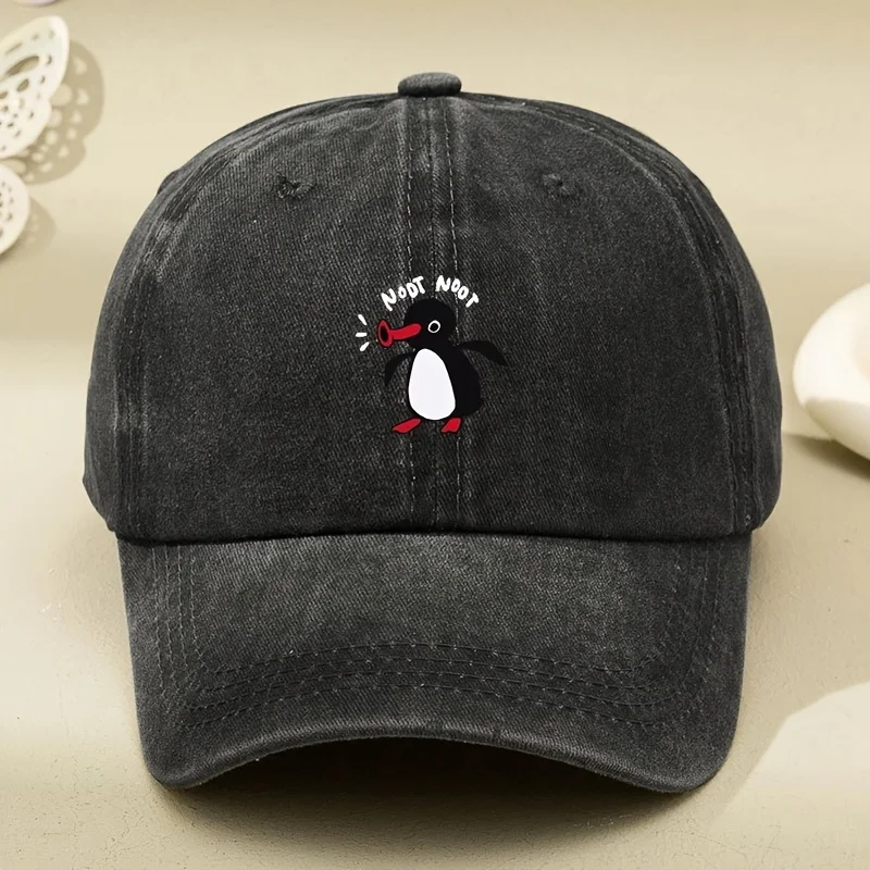Cap with Cute Penguin Print - Lightweight Breathable Dad Hat for Men & Women, All-Season Casual Outdoor Wear
Cap with Cute Penguin Print - Lightweight Breathable Dad Hat for Men & Women, All-Season Casual Outdoor Wear