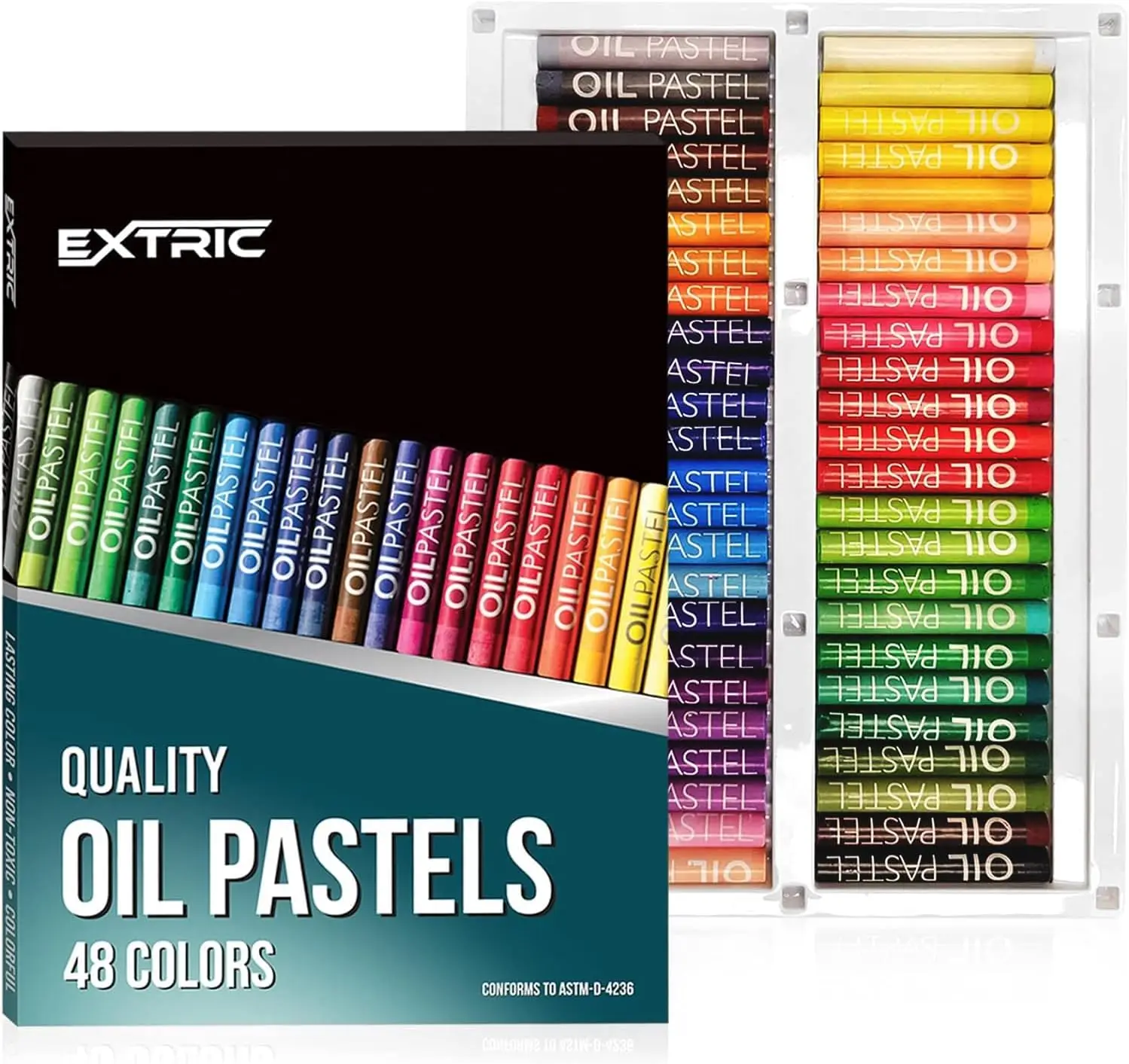 48-Count Soft Oil Pastels for Kids and Artists - Vibrant, Non-Toxic, Long-Lasting
48-Count Soft Oil Pastels for Kids and Artists - Vibrant, Non-Toxic, Long-Lasting