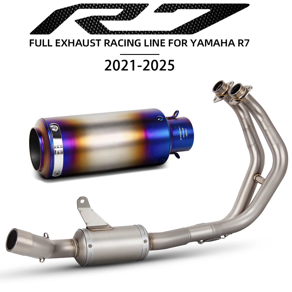 XSR700 Exhaust System For Yamaha YZF-R7 2021-2025 MT07 FZ07 XSR700 2014-2024 Motorcycle Exhausts Project CR-T Muffler Manifold
XSR700 Exhaust System For Yamaha YZF-R7 2021-2025 MT07 FZ07 XSR700 2014-2024 Motorcycle Exhausts Project CR-T Muffler Manifold