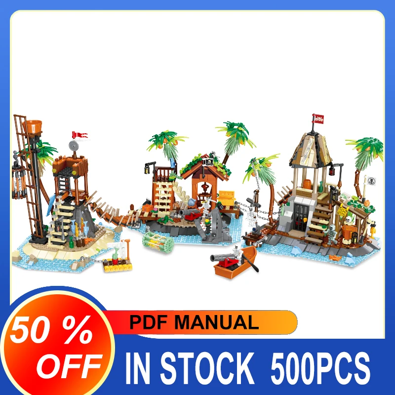 New 59159-59161 Pirate Village Water House Building Blocks Bricks Model Assembling Children's Toys Holiday Gift Set
New 59159-59161 Pirate Village Water House Building Blocks Bricks Model Assembling Children's Toys Holiday Gift Set