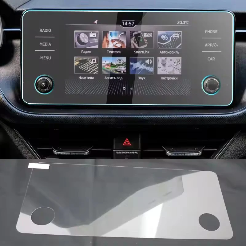 For Skoda Kamiq/Scala Bolero 8 Inch 2020 8 inch Tempered Glass Screen Protector Car Navigation Protective Sticker
For Skoda Kamiq/Scala Bolero 8 Inch 2020 8 inch Tempered Glass Screen Protector Car Navigation Protective Sticker