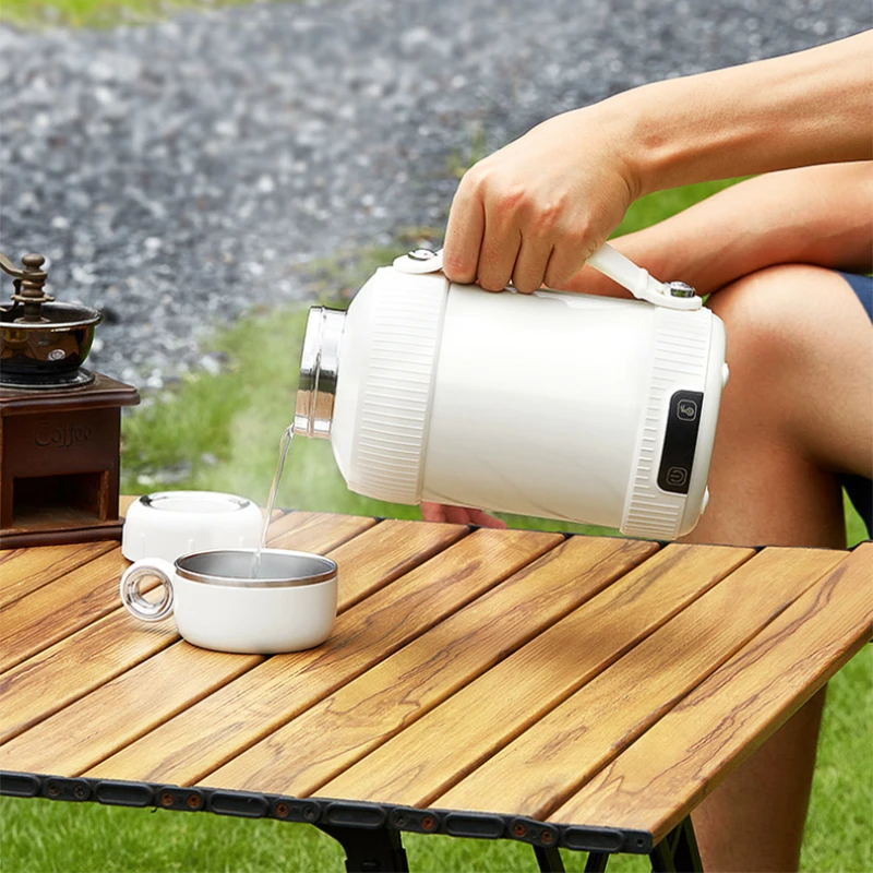 1.2L Portable Electric Kettle 316 Stainless Steel Vacuum Insulated, Temperature Control Travel Water Boiler for Home Outdoor Use
1.2L Portable Electric Kettle 316 Stainless Steel Vacuum Insulated, Temperature Control Travel Water Boiler for Home Outdoor Use