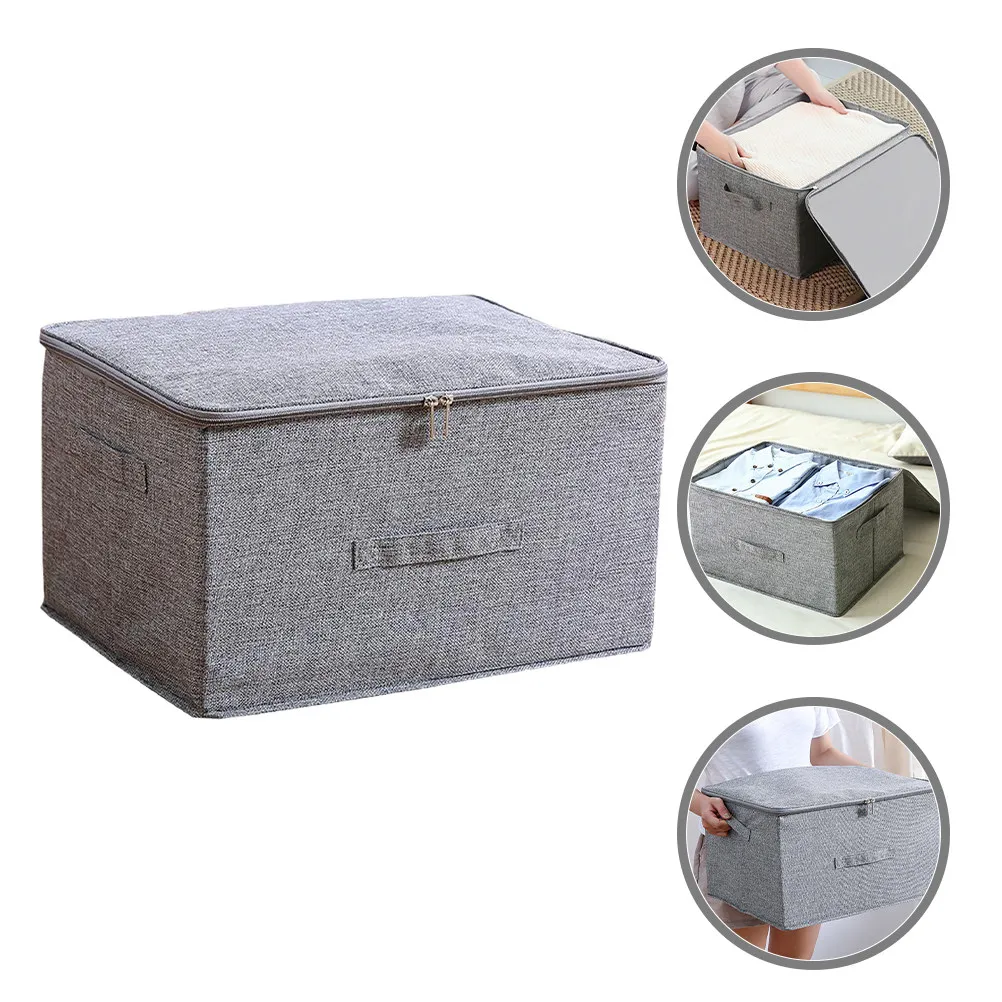 Large Capacity Fabric Storage Box Clothes Sheets Blankets Household Sundries Organizer Sturdy Stackable Decorative Storage
Large Capacity Fabric Storage Box Clothes Sheets Blankets Household Sundries Organizer Sturdy Stackable Decorative Storage