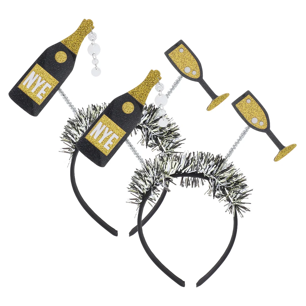 2 Pcs Bottle Headband New Years Eve Party Supplies Headdress Photo Booth Prop Headwear
2 Pcs Bottle Headband New Years Eve Party Supplies Headdress Photo Booth Prop Headwear