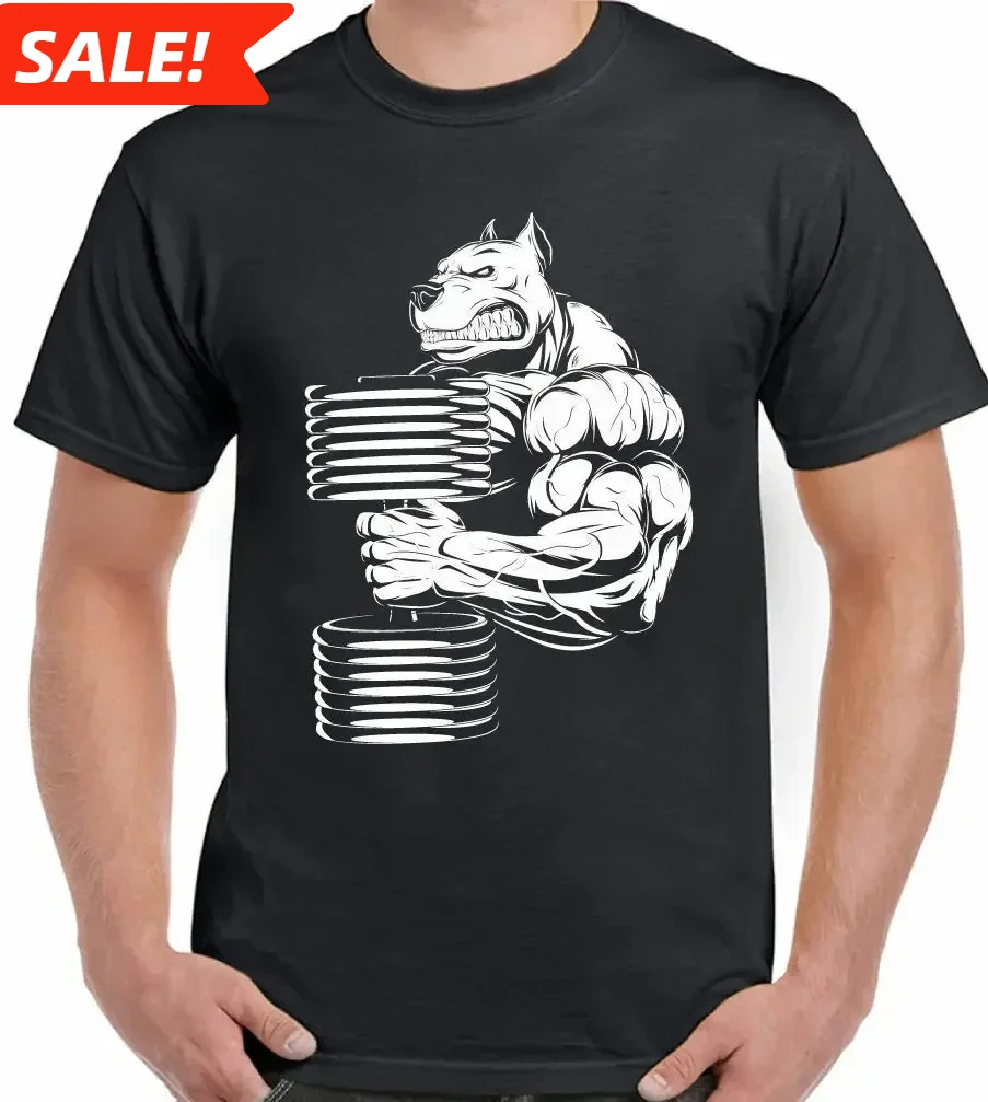 Bulldog Fitnessstudio Gym Bodybuilding Training T-Shirt 100% Cotton O-Neck Summer Short Sleeve Casual Mens T-shirt Size S-3XL
Bulldog Fitnessstudio Gym Bodybuilding Training T-Shirt 100% Cotton O-Neck Summer Short Sleeve Casual Mens T-shirt Size S-3XL