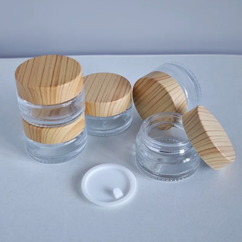 5/10/15/20g 10/20pcs Clear Glass Cosmetic Jar with Inner Lid Refillable Container for Face Cream Lip Balm Makeup Travel Bottles
5/10/15/20g 10/20pcs Clear Glass Cosmetic Jar with Inner Lid Refillable Container for Face Cream Lip Balm Makeup Travel Bottles