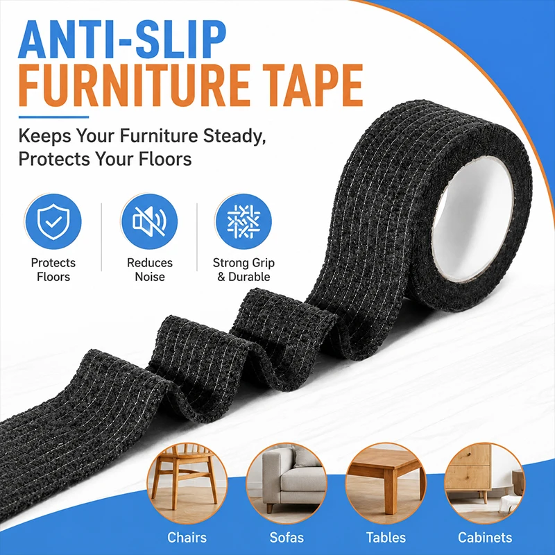 8pcs Self-Adhesive Furniture Pads Tape Anti-Slip Floor Protector for Chair Desk Sofa Leg Feet
8pcs Self-Adhesive Furniture Pads Tape Anti-Slip Floor Protector for Chair Desk Sofa Leg Feet