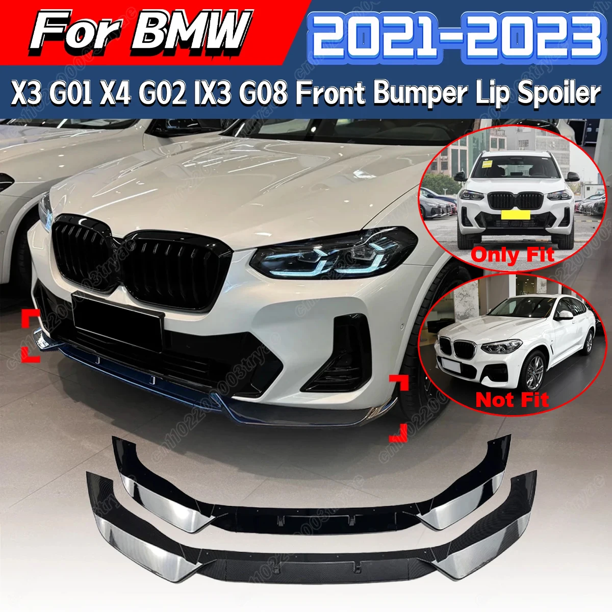 For BMW X3 G01 X4 G02 IX3 G08 2021 2022 2023 Automobile Front Bumper Splitter Lip Splitter Body Decoration Modification Kit
For BMW X3 G01 X4 G02 IX3 G08 2021 2022 2023 Automobile Front Bumper Splitter Lip Splitter Body Decoration Modification Kit