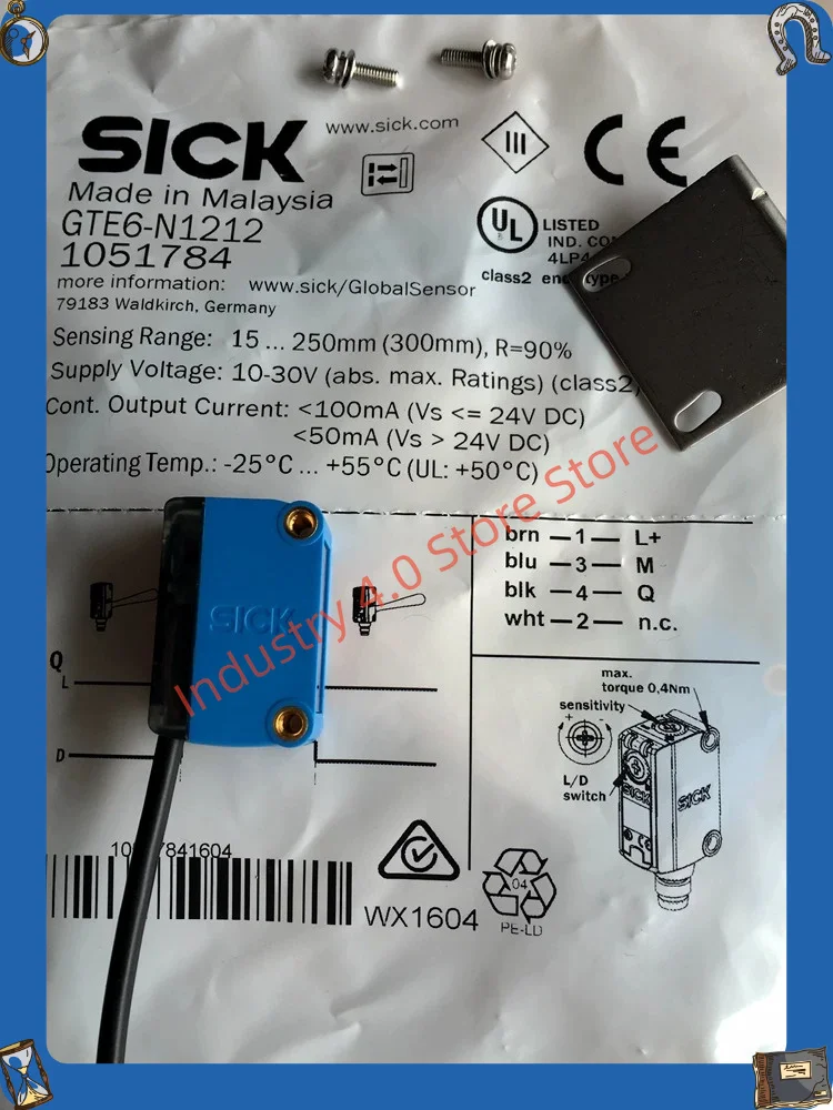 New in box GTE6-N1211 photoelectric sensor
New in box GTE6-N1211 photoelectric sensor
