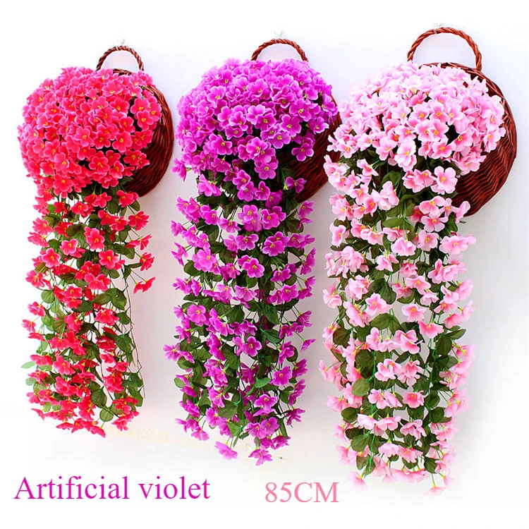 Artificial Violet Silk Flowers Non-fading Rattan Hanging Wall Door Decoration Fake Plants 85 Cm Garden Wedding Party Decoration
Artificial Violet Silk Flowers Non-fading Rattan Hanging Wall Door Decoration Fake Plants 85 Cm Garden Wedding Party Decoration
