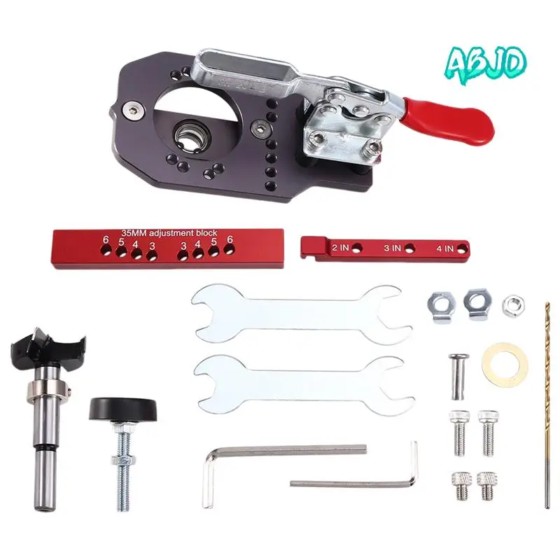 ABJO-Woodworking 35Mm Hinge Hole Opener Cabinet Door Hinge Hole Locator Hinges Drilling Installation Auxiliary Tool
ABJO-Woodworking 35Mm Hinge Hole Opener Cabinet Door Hinge Hole Locator Hinges Drilling Installation Auxiliary Tool