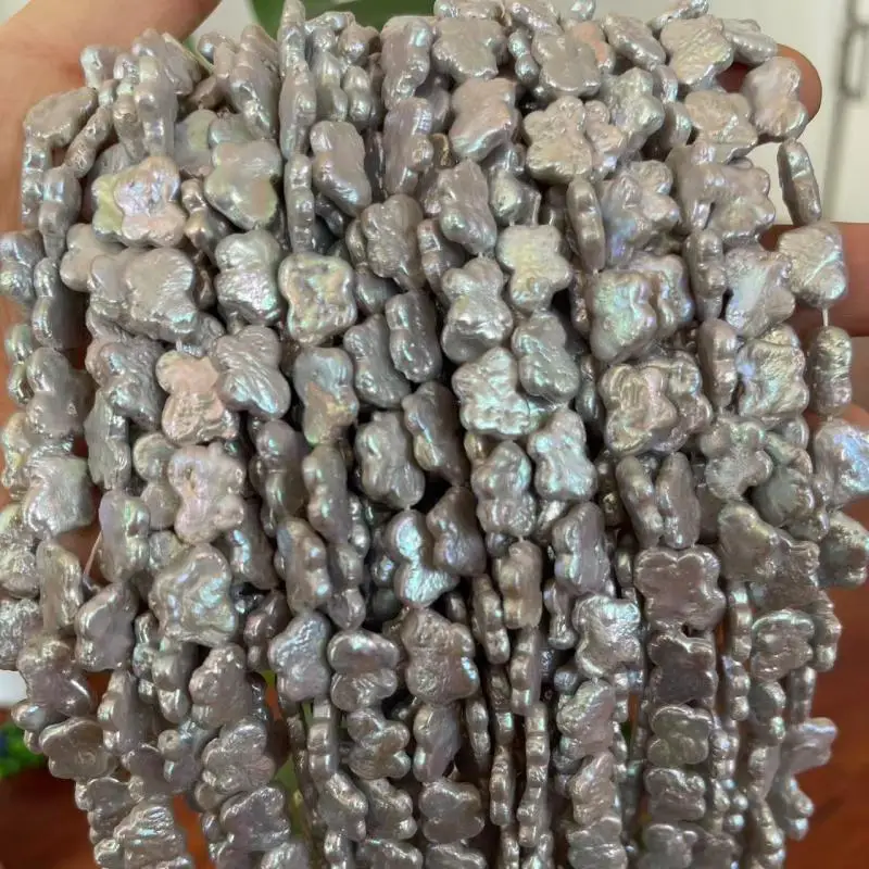 16 inches 12X15mm Silver Gray Natural Flat Butterfly Pearls Loose Strand
16 inches 12X15mm Silver Gray Natural Flat Butterfly Pearls Loose Strand