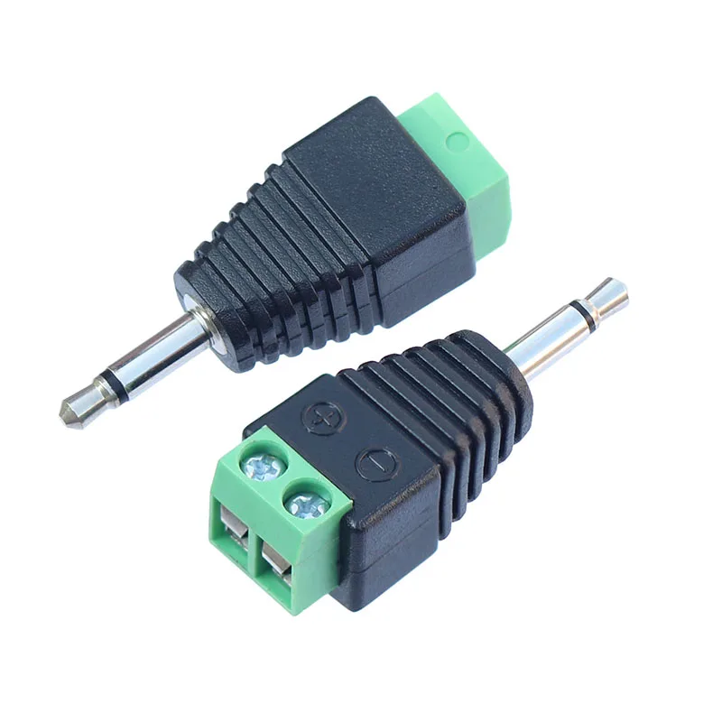 2 PCS 3.5mm Mono Male Plug To Screw Terminal Connector For DIY 3.5mm Mono Male to Male Plug Audio Cable 2 Pole AUX Cable
2 PCS 3.5mm Mono Male Plug To Screw Terminal Connector For DIY 3.5mm Mono Male to Male Plug Audio Cable 2 Pole AUX Cable