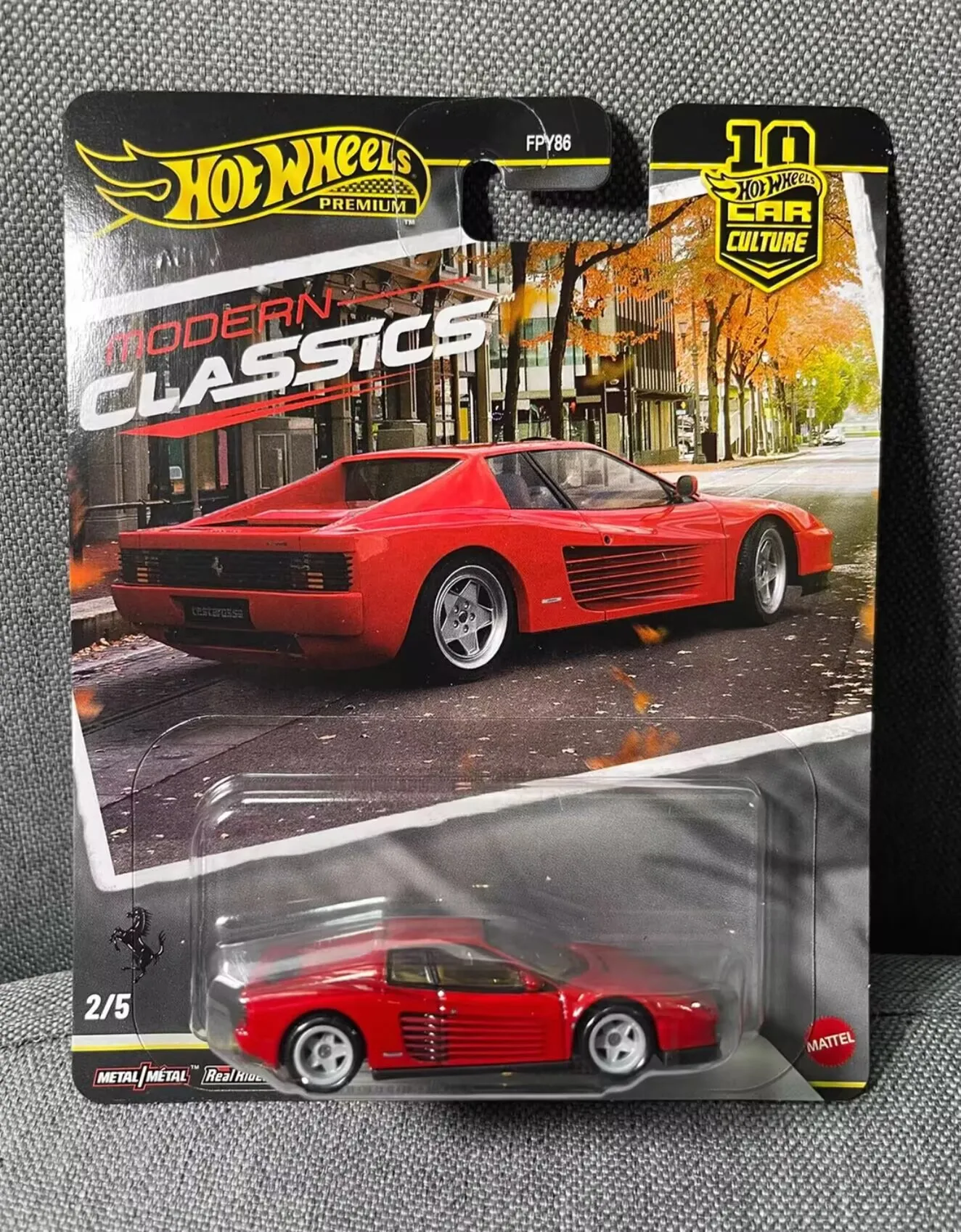 New Hot Wheels 1987 Ferrari Testarossa Car Culture Modern Classics Series 1:64 Alloy Car Model Collection Enthusiast Toy Gift
New Hot Wheels 1987 Ferrari Testarossa Car Culture Modern Classics Series 1:64 Alloy Car Model Collection Enthusiast Toy Gift