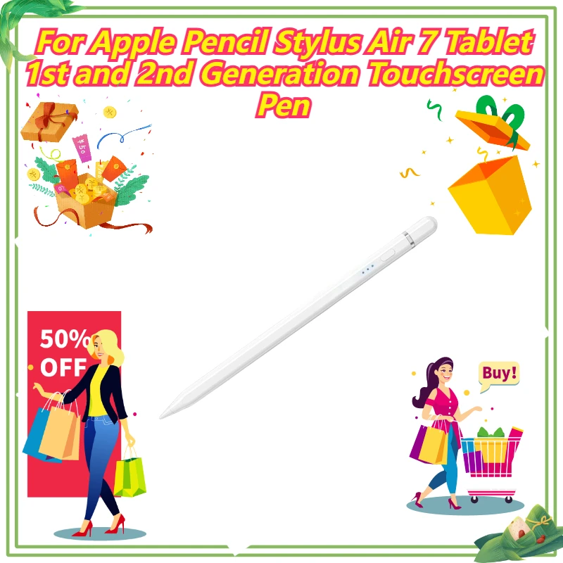 Для планшета Apple Pencil Stylus Air 7, ручка для сенсорного экрана 1-го и 2-го поколения
Для планшета Apple Pencil Stylus Air 7, ручка для сенсорного экрана 1-го и 2-го поколения