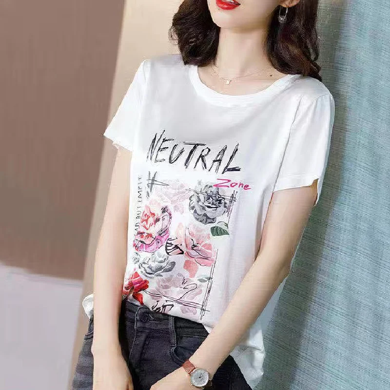 Women Spring Summer Style Blouses Shirts Lady Casual Short Sleeve O-Neck Printed Blusas Tops ZZ1322
Women Spring Summer Style Blouses Shirts Lady Casual Short Sleeve O-Neck Printed Blusas Tops ZZ1322