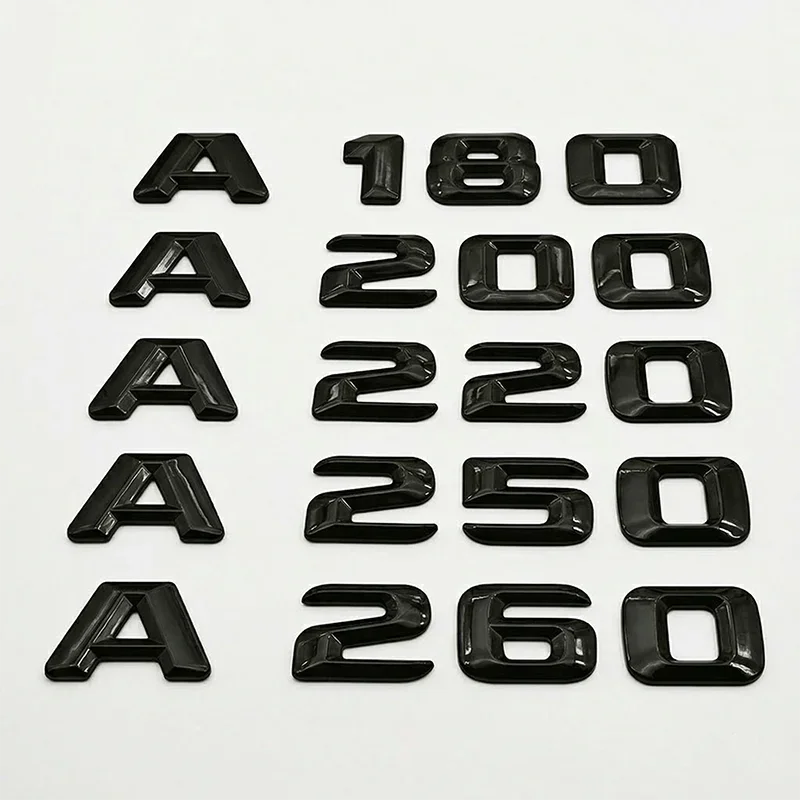 Glossy Black 3D Car Rear Trunk Emblem Badge Letters Decal For Benz A Class W176 W177 A180 A200 A220 A250 A260 Accessories
Glossy Black 3D Car Rear Trunk Emblem Badge Letters Decal For Benz A Class W176 W177 A180 A200 A220 A250 A260 Accessories