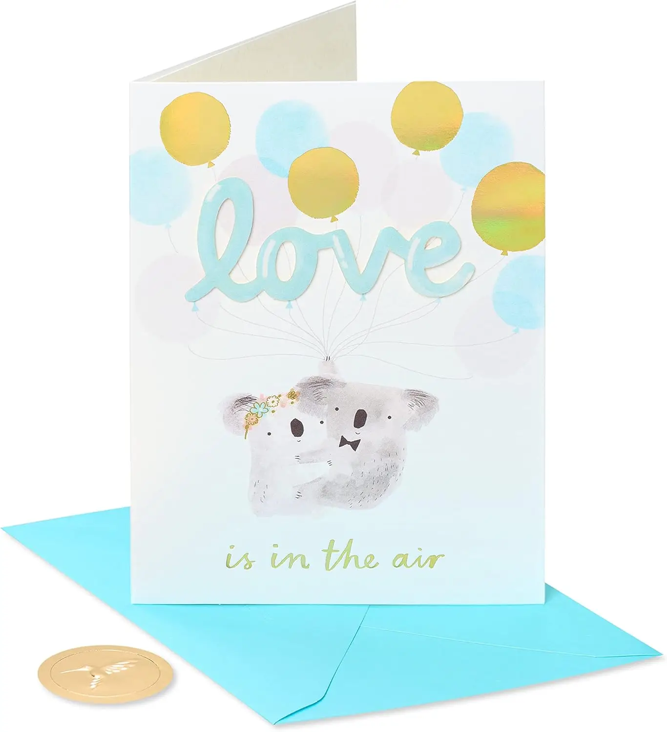 Wedding Card - Sky Is The Limit - Foil Embellishments - 4.5x6 in. with Envelope
Wedding Card - Sky Is The Limit - Foil Embellishments - 4.5x6 in. with Envelope