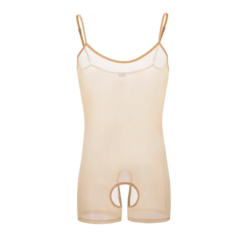 Sexy Men's Bodysuit Mesh Lingerie See Through Gay Open Crotch Suspenders One-piece Pajamas Male Erotic Nightwear Sissy Rompers
Sexy Men's Bodysuit Mesh Lingerie See Through Gay Open Crotch Suspenders One-piece Pajamas Male Erotic Nightwear Sissy Rompers