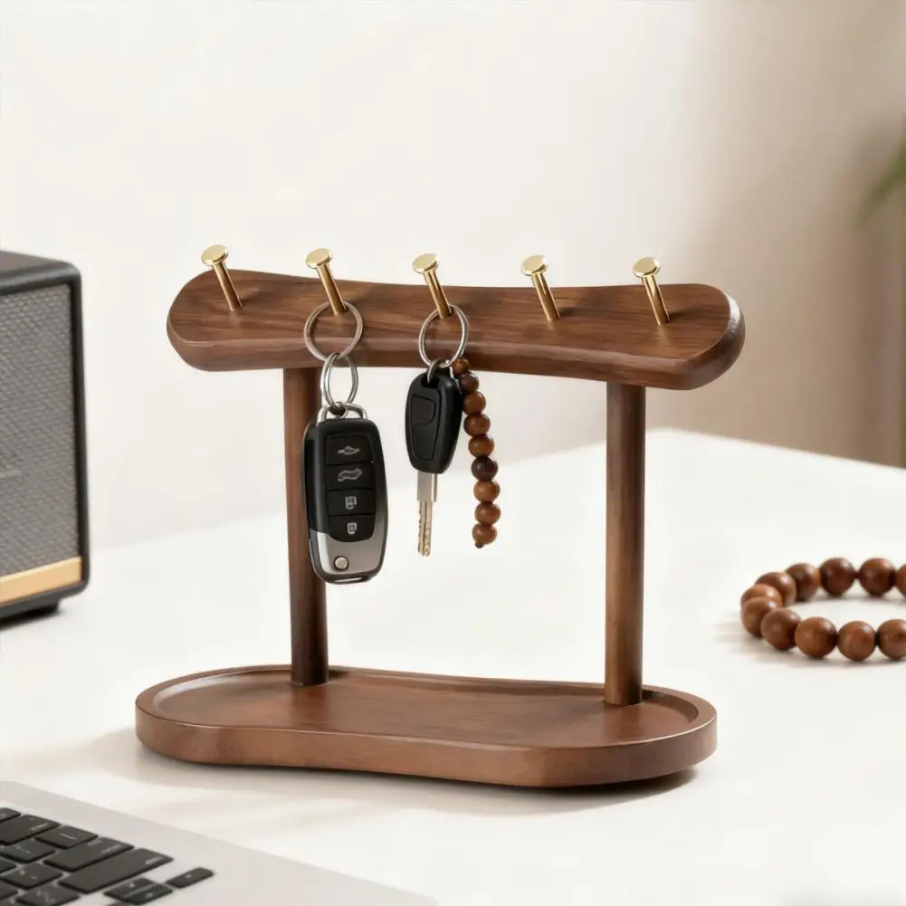 Wooden Key Rack,Headphone Holder Moisture-Proof Wax Oil Finish Organizer for Entryway Bedrooms Living Rooms
Wooden Key Rack,Headphone Holder Moisture-Proof Wax Oil Finish Organizer for Entryway Bedrooms Living Rooms