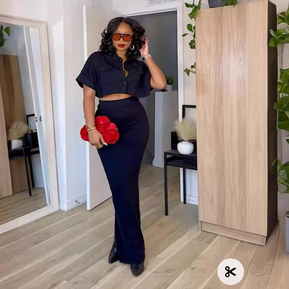 Two Piece Sets Women Skirt Set Dress Sets Short Sleeve Shirt Tops Long Skirts A Line High Waist Casual Party Club Y2k Streetwear
Two Piece Sets Women Skirt Set Dress Sets Short Sleeve Shirt Tops Long Skirts A Line High Waist Casual Party Club Y2k Streetwear