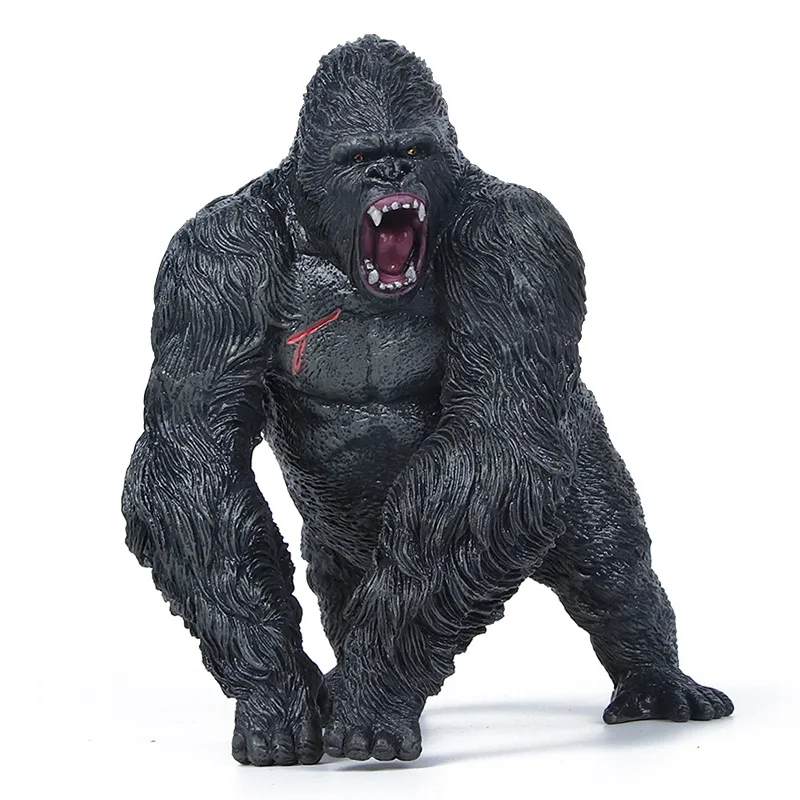 Simulated animal silver backed gorilla monkey diamond model static children's living room toy ornament
Simulated animal silver backed gorilla monkey diamond model static children's living room toy ornament