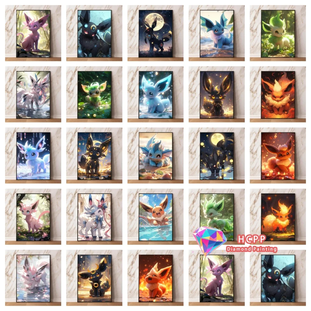New Pikachu Umbrion Eevee Diamond Painting Kit Square Round Diamond 5D DIY Mosaic Handmade Art Unique Exquisite Gift Home Decor
New Pikachu Umbrion Eevee Diamond Painting Kit Square Round Diamond 5D DIY Mosaic Handmade Art Unique Exquisite Gift Home Decor