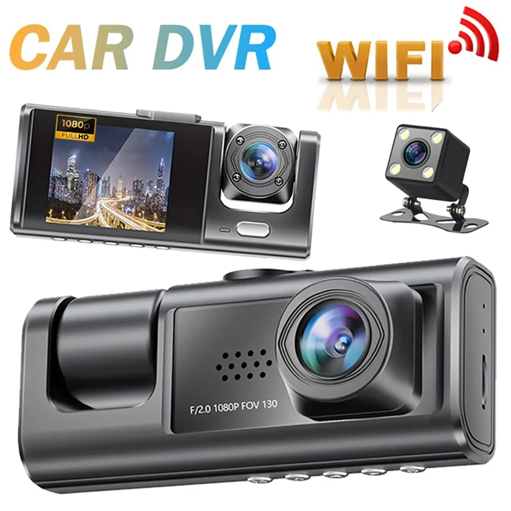 Car DVR WiFi Full HD 1080P Dash Cam Rear View Camera Drive Video Recorder Night Vision Dashcam Parking Monitor Vehicle Black Box
Car DVR WiFi Full HD 1080P Dash Cam Rear View Camera Drive Video Recorder Night Vision Dashcam Parking Monitor Vehicle Black Box