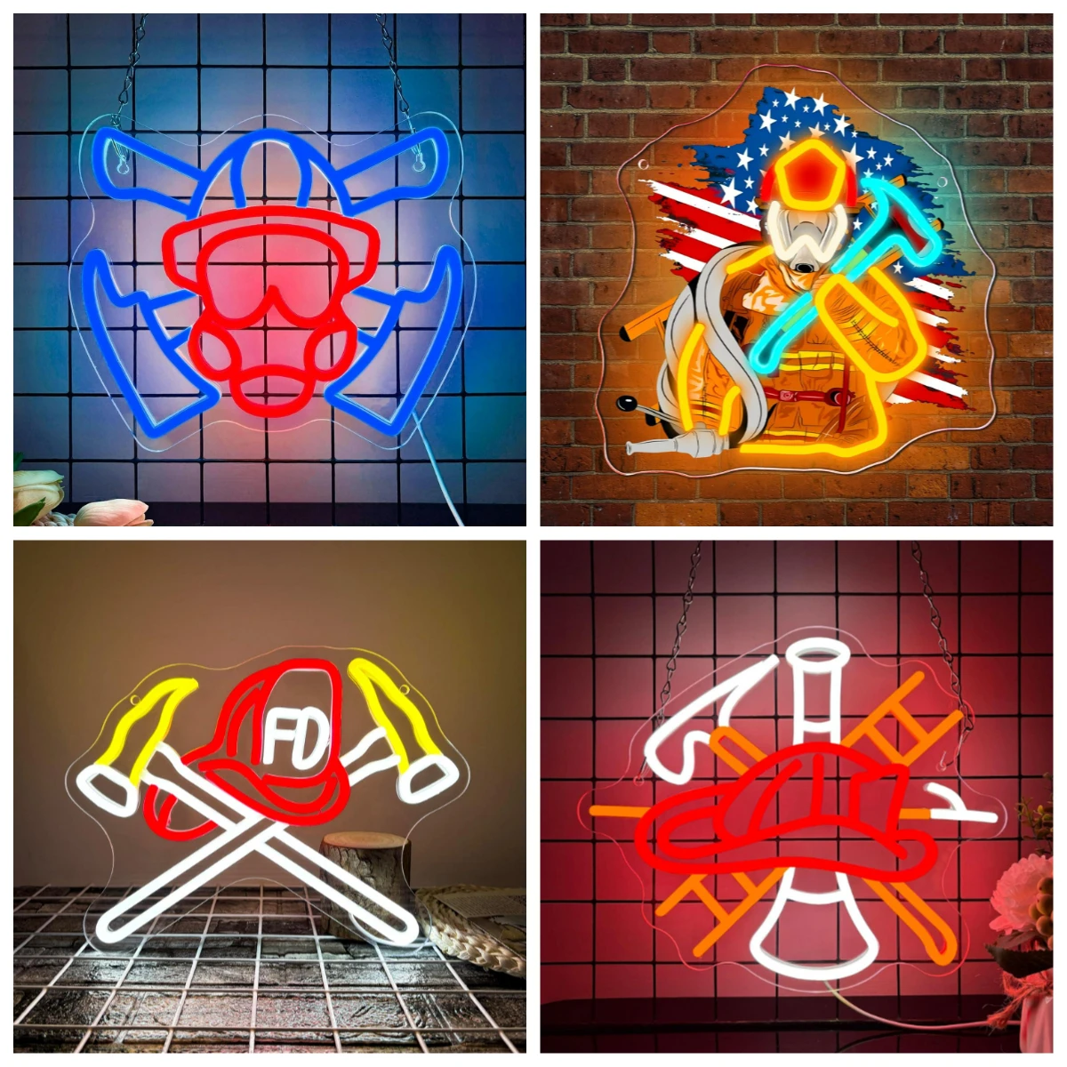 Firefighter Gas Mask Neon Sign USB Dimmable LED Lights for Fire Station Garage Man Cave Home Gamer Theme Party Wall Art Decor
Firefighter Gas Mask Neon Sign USB Dimmable LED Lights for Fire Station Garage Man Cave Home Gamer Theme Party Wall Art Decor