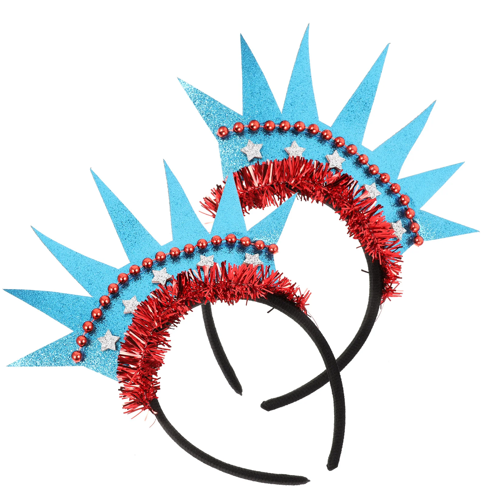 2 Pcs Crown Headband Premium Material Statue of Liberty Design Independence Day Party Hair Hoop Headdress Decorative Photo Props
2 Pcs Crown Headband Premium Material Statue of Liberty Design Independence Day Party Hair Hoop Headdress Decorative Photo Props
